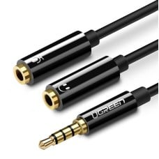 UGREEN AV141 ausinių skirstytuvas 3.5mm - Juodas